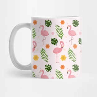 Cartoon Birds And Leaf Art Design Mug